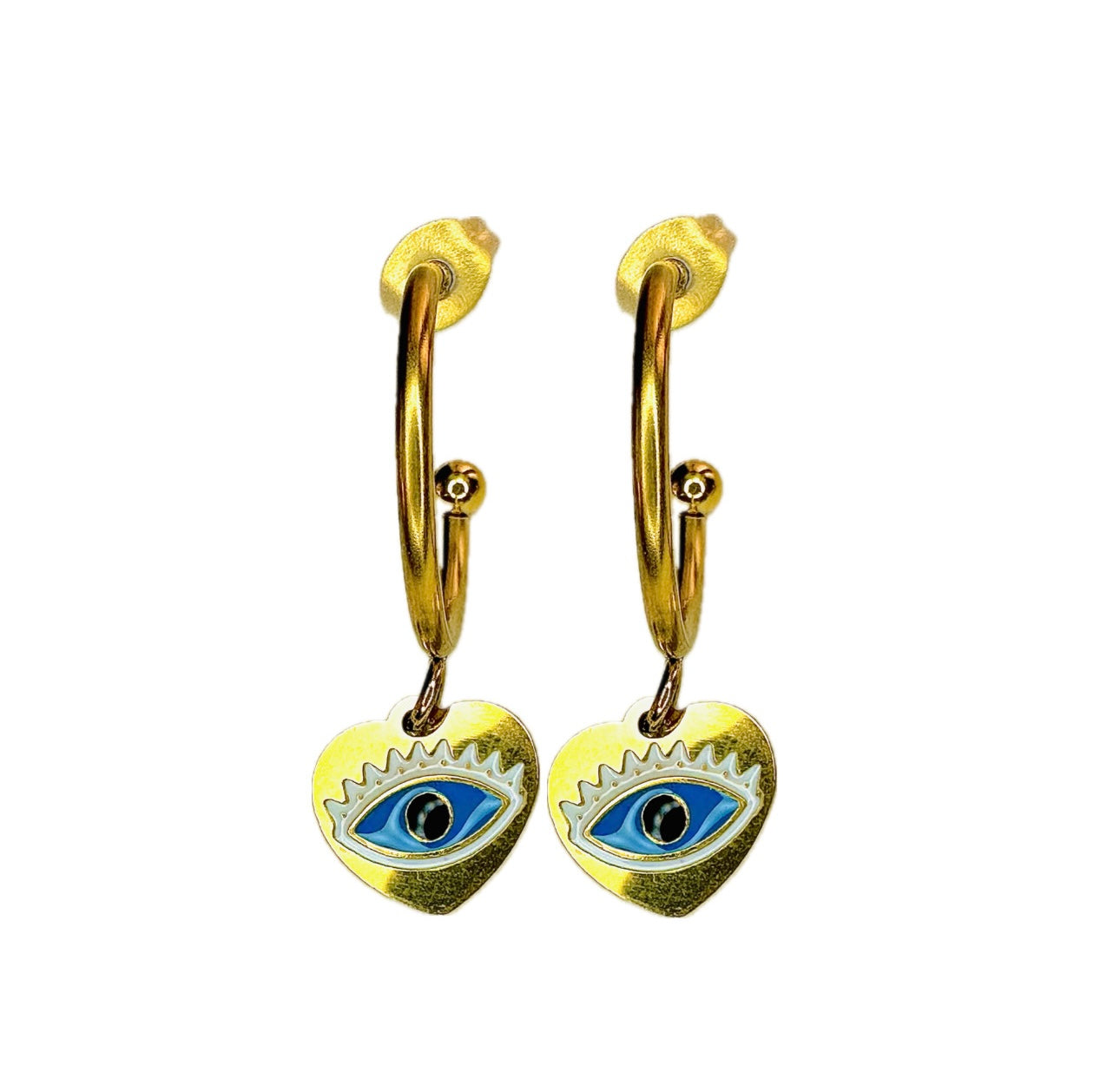 Pendientes ojo turco