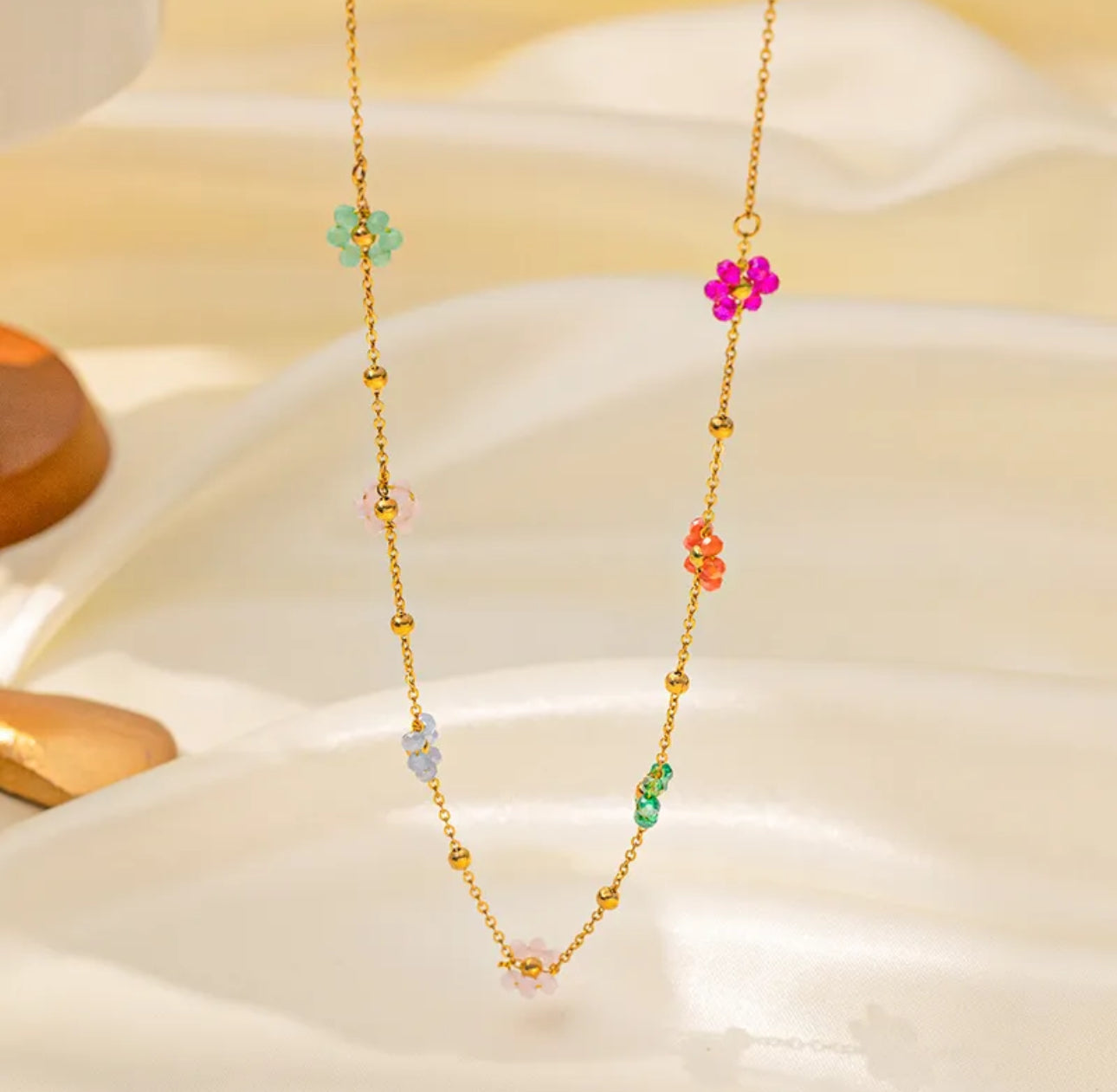 Collar minis flor