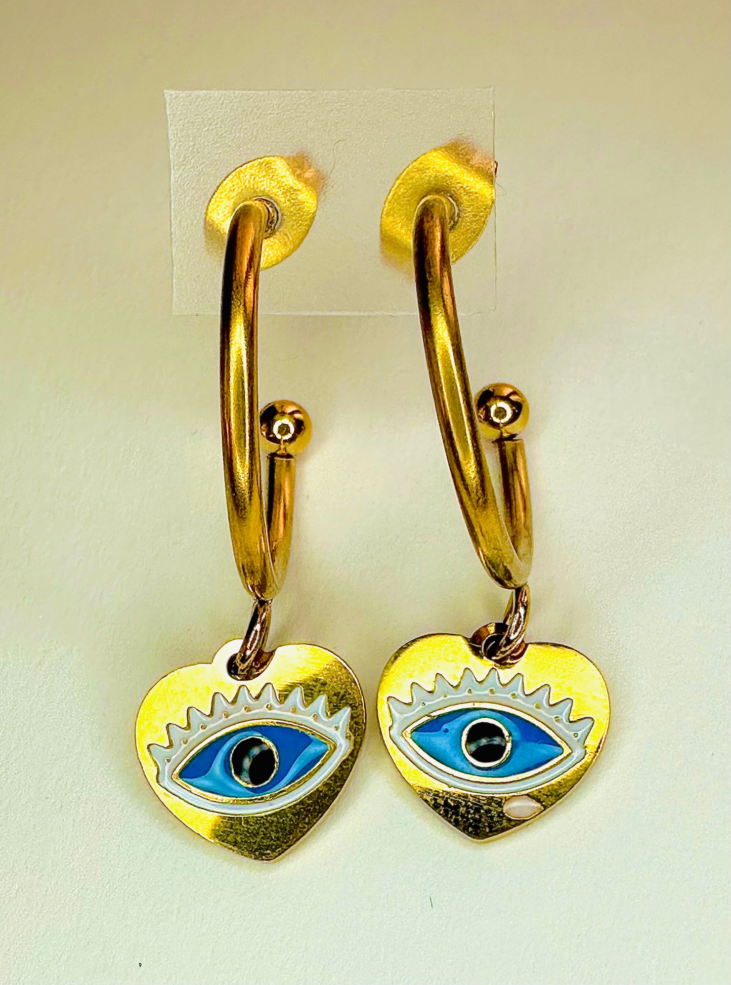 Pendientes ojo turco