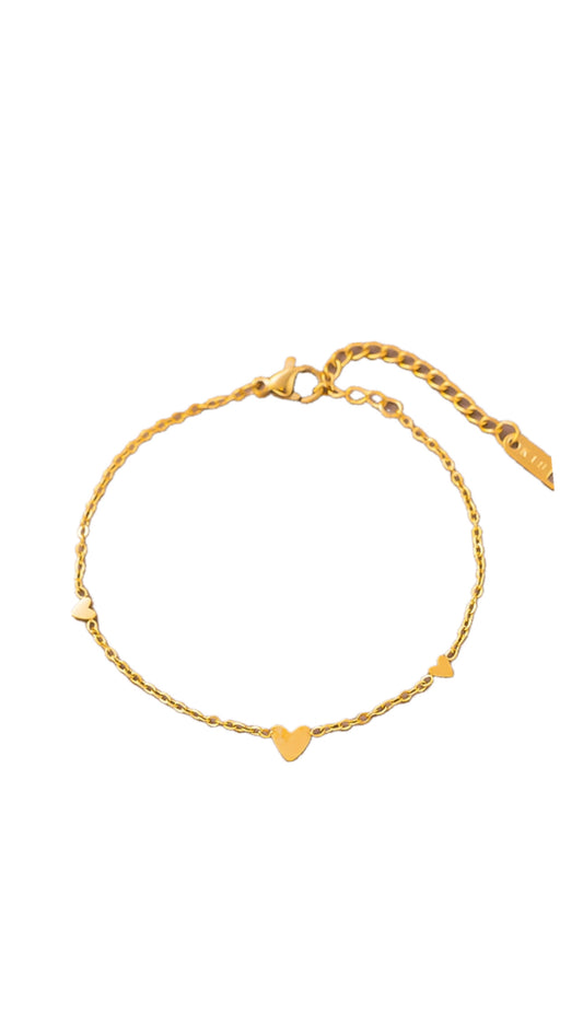 Pulsera mini corazones
