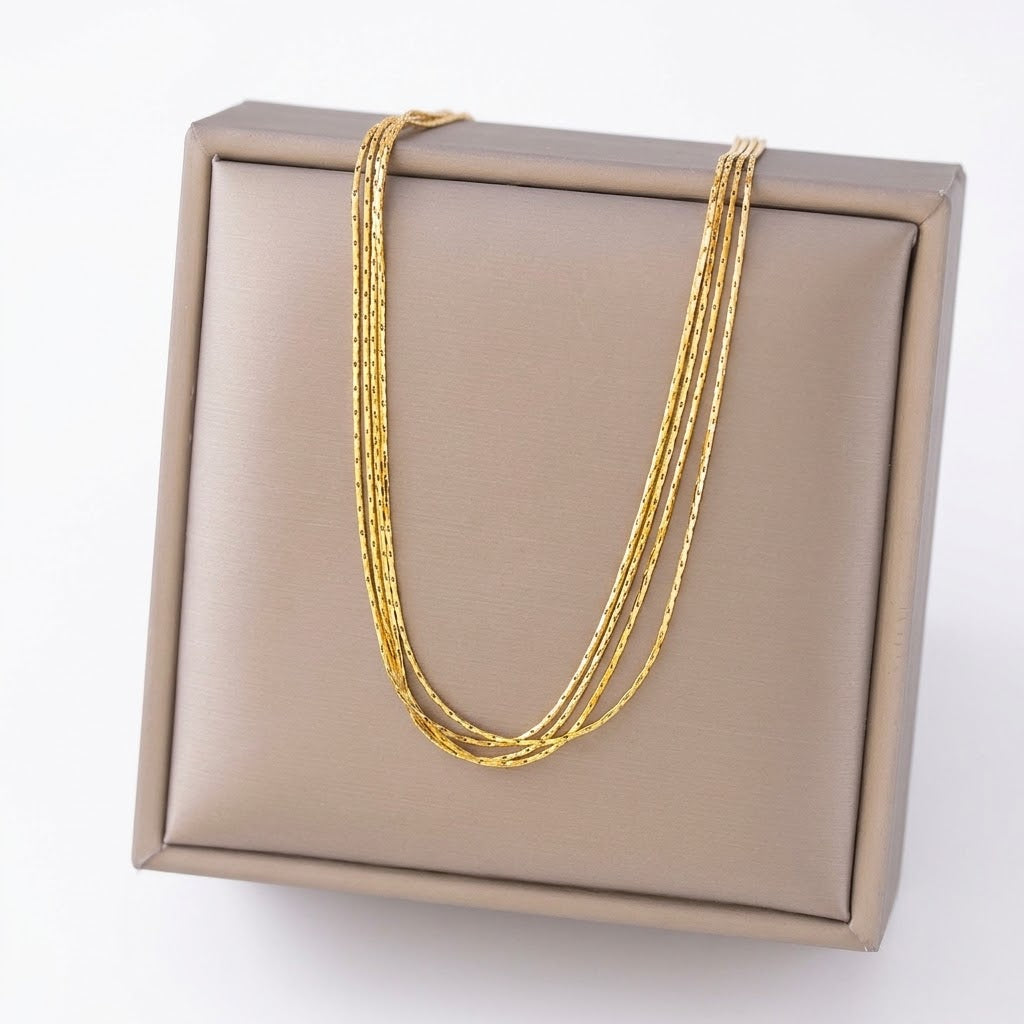 Collar/Choker Dorado