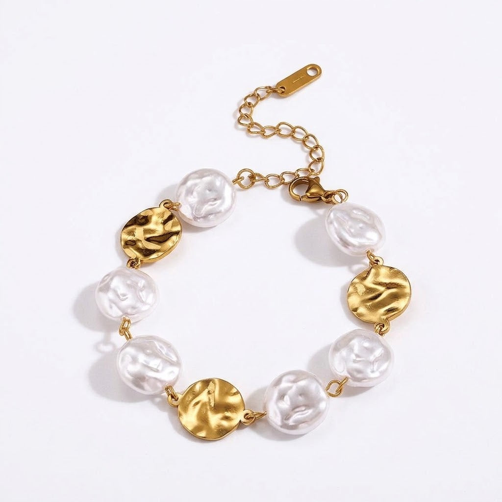 Pulsera Oro&Perla