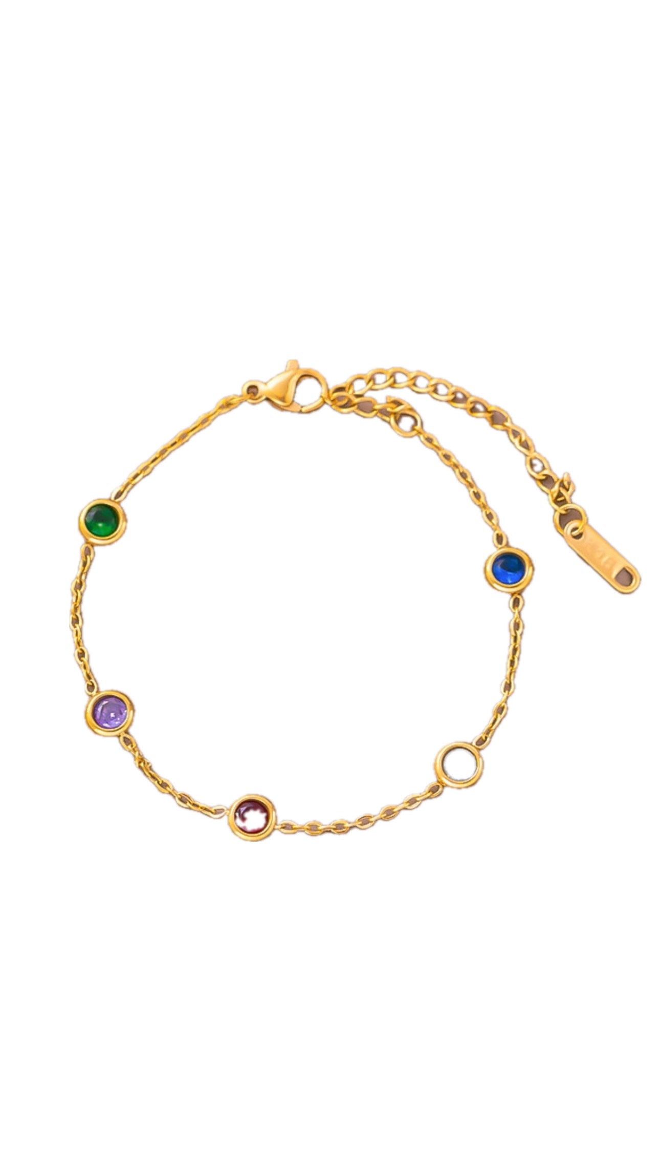 Pulsera Oro colorido