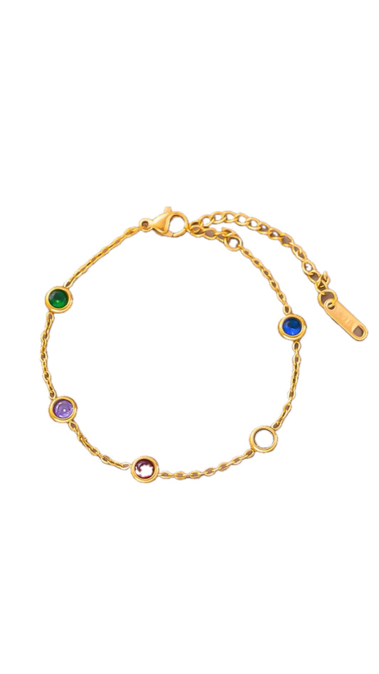 Pulsera Oro colorido