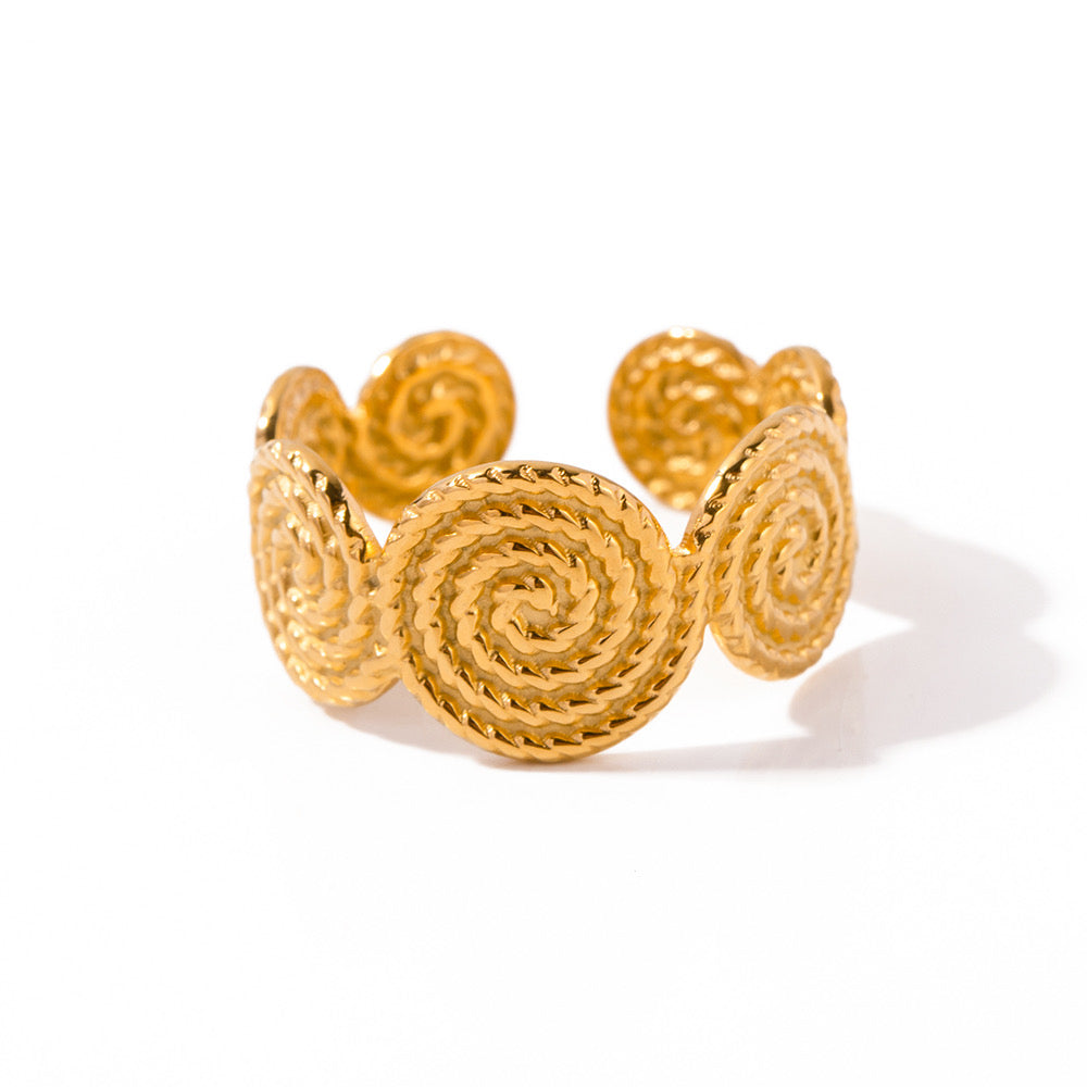 Anillo ronda espiral